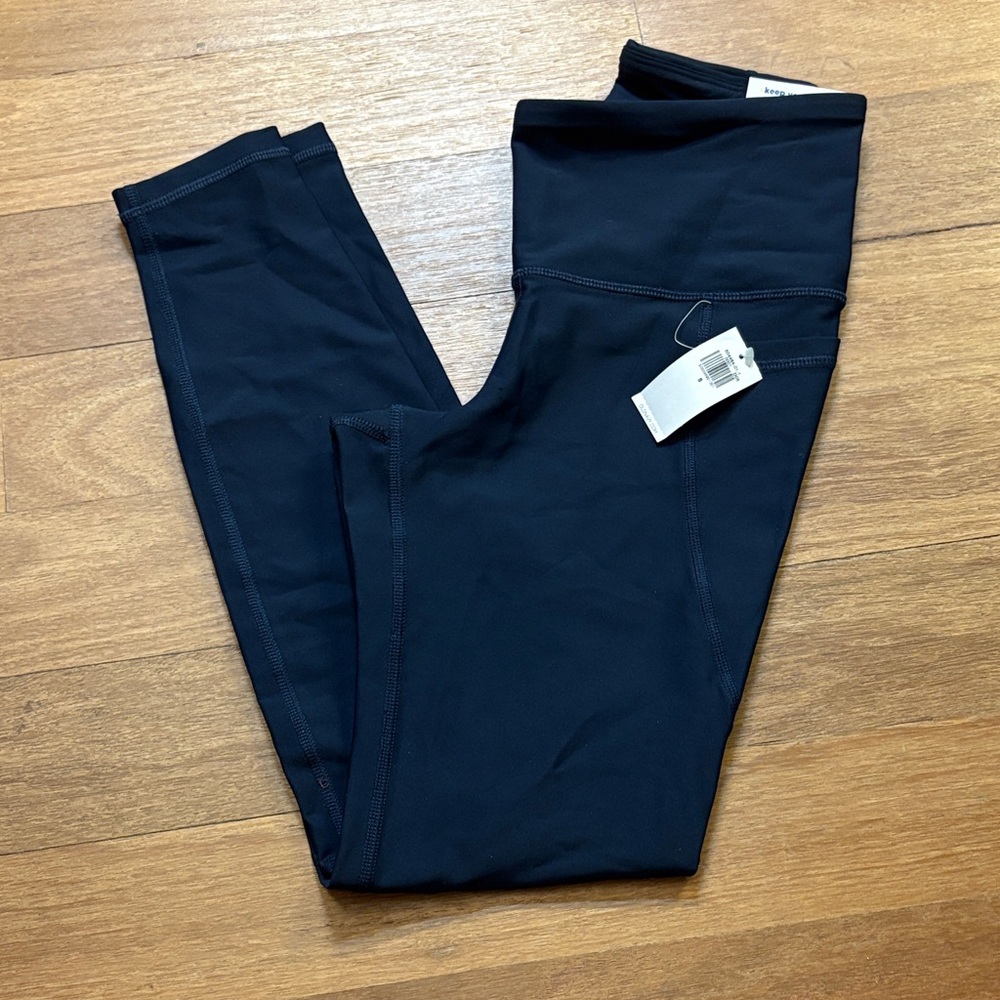 NWT Navy High-Waisted PowerSoft 7/8 Pocket Leggings